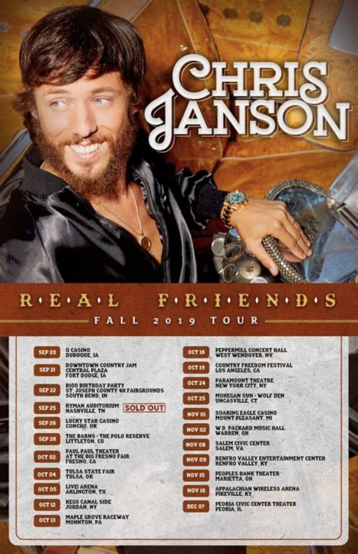 Chris Janson Announces Headlining “Everybody Tour” – Dates Inside – Celeb Secrets Country